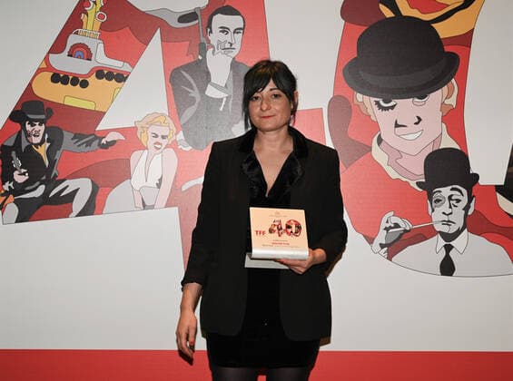 Torinoi,Italy Torino Film Festival 40th edition photocall awards ceremony In the picture:SIRENS director Ilaria Di Carlo Spazio Italia award Italian Short Film Competition  Copyright: xNickxZonnax xipa-agency.netx xNickxZonnax IPA_IPA34882926