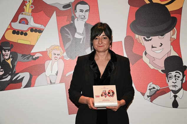 Torinoi,Italy Torino Film Festival 40th edition photocall awards ceremony In the picture:SIRENS director Ilaria Di Carlo Spazio Italia award Italian Short Film Competition  Copyright: xNickxZonnax xipa-agency.netx xNickxZonnax IPA_IPA34882933