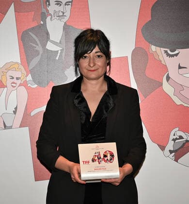 Torinoi,Italy Torino Film Festival 40th edition photocall awards ceremony In the picture:SIRENS director Ilaria Di Carlo Spazio Italia award Italian Short Film Competition  Copyright: xNickxZonnax xipa-agency.netx xNickxZonnax IPA_IPA34882937