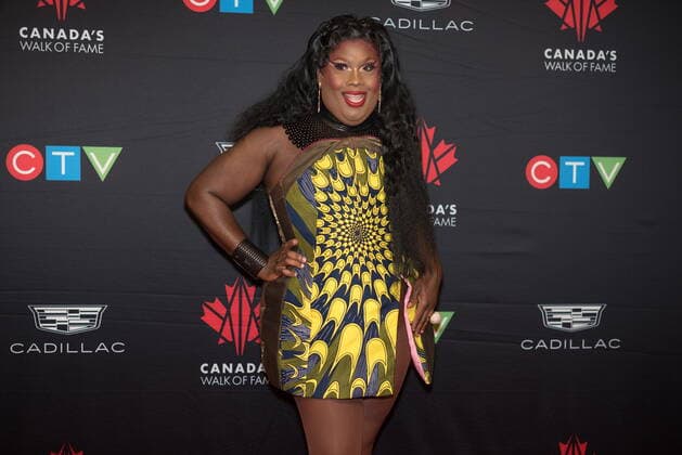 December 3, 2022, TORONTO, ON, CANADA: Jada Shada Hudson, poses for a photograph on the red carpet before performing at the 2022 Canada™s Walk of Fame Gala in Toronto, on Saturday, December 3, 2022. TORONTO CANADA  - ZUMAc35_ 20221203_zaf_c35_157 Copyright: xTijanaxMartinx