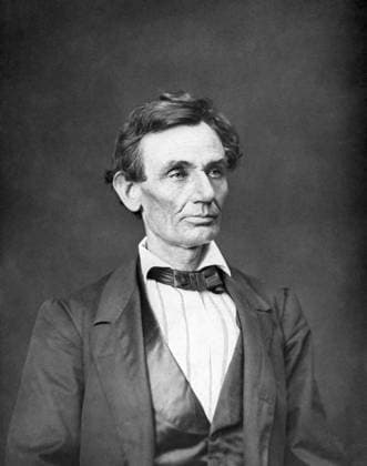 Portrait of Abraham Lincoln, June 3, 1860. model released Copyright: VernonxLewisxGallery StocktrekxImages JPA500623A