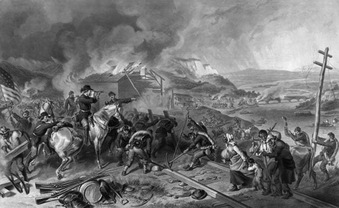 General William Tecumseh Sherman s march to the sea, circa 1864. model released Copyright: StocktrekxImages STK501614A
