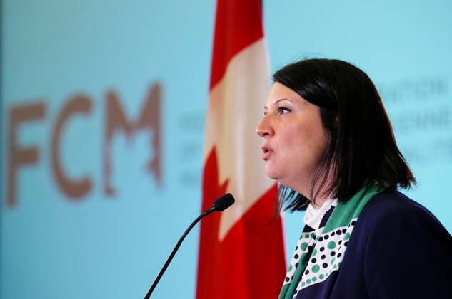 December 5, 2022, Ottawa, ON, Canada: Gatineau Mayor France Belisle takes part in a new conference as the the Federation of Canadian Municipalities Big City Mayors meet in Ottawa on Monday, Dec. 5, 2022. Ottawa Canada  - ZUMAc35_ 20221205_zaf_c35_036 Copyright: xSeanxKilpatrickx