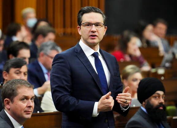December 5, 2022, Ottawa, ON, CANADA: Conservative leader Pierre Poilievre stands during question period in the House of Commons on Parliament Hill in Ottawa on Monday, Dec. 5, 2022. Ottawa CANADA  - ZUMAc35_ 20221205_zaf_c35_076 Copyright: xSeanxKilpatrickx