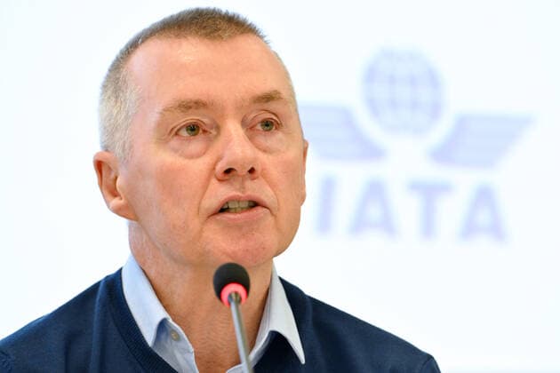 Willie WALSH, IATA s Director General, presenting the forecast that the world s airlines will be profitable in 2023 at IATA headquarters in Geneva, December 6, 2022.  , aflo_205661106.JPG,
