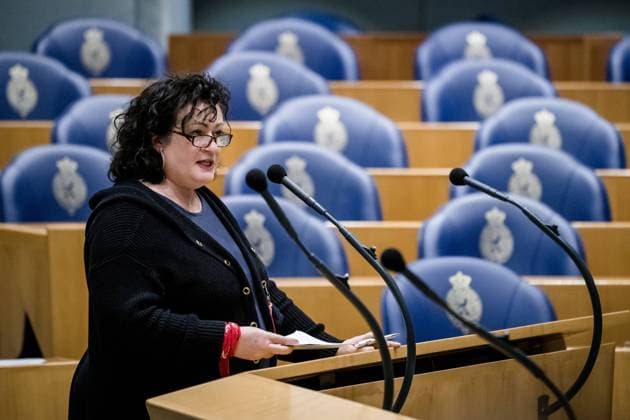 THE HAGUE - Caroline van der Plas (BBB), during a continuation of the debate in the House of Representatives on the budget of Agriculture, Nature and Food Quality. ANP BART MAAT netherlands out - belgium out *** THE HAGUE Caroline van der Plas BBB , during a continuation of the debate in the House of Representatives on the budget of Agriculture, Nature and Food Quality ANP BART MAAT netherlands out belgium out  Copyright: xx x459057151x originalFilename: 459057151.jpg