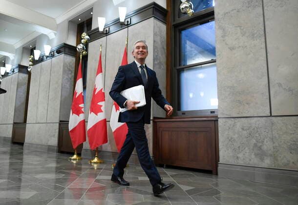 December 7, 2022, Ottawa, ON, CAN: Minister of Innovation, Science and Industry Francois-Philippe Champagne leaves after a media availability on legislation to modernize the Investment Canada Act, in West Block on Parliament Hill in Ottawa, on Wednesday, Dec. 7, 2022. Ottawa CAN  - ZUMAc35_ 20221207_zaf_c35_138 Copyright: xJustinxTangx