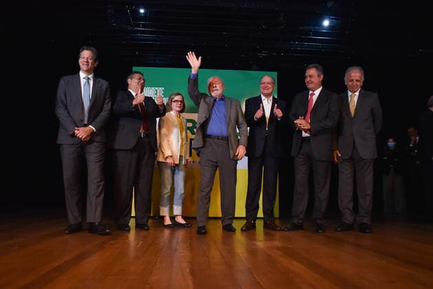 BRASÍLIA, DF - 09.12.2022: LULA ANUNCIA NOMES PARA MINISTÉRIOS - Photo, President Lula with new Ministers. This Friday (9) President Lula calls the press to announce names for some ministries. x2308064x  TonxMolina
