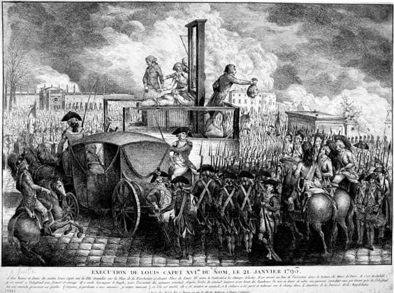 RECORD DATE NOT STATED Execution of Louis XVI, 1793. Artist: Unknown Copyright:xArtxMedia HeritagexImagesx IMAGO ,1155461 ! ACHTUNG: AUFNAHMEDATUM GESCHÄTZT!  Copyright:ArtxMedia HeritagexImagesx IMAGO