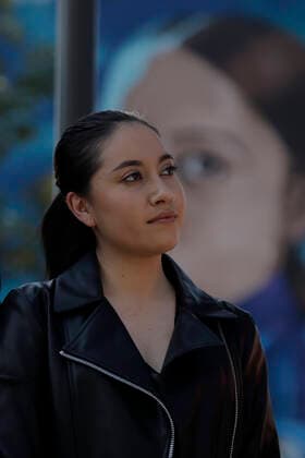 Unveiling Of A Mural Of Mexican Astronaut Katya Echazarreta In Mexico City Katya Echazarreta, the first Mexican woman to travel to space in June 2022 on the Blue Origin NS-21 mission aboard NASA s New Shepard spacecraft, during the unveiling of a mural in her honour located on the facade of a building in front of the Utopia Barco in Iztapalapa, Mexico City. Mexico City Mexico City Mexico  Copyright: xGerardoxVieyrax originalFilename: vieyra-notitle221212_npraE.jpg