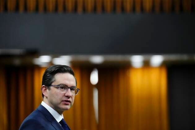 December 13, 2022, Ottawa, ON, Canada: Conservative leader Pierre Poilievre asks a question during question period in the House of Commons on Parliament Hill in Ottawa on Tuesday, Dec. 13, 2022. Ottawa Canada  - ZUMAc35_ 20221213_zaf_c35_065 Copyright: xSeanxKilpatrickx