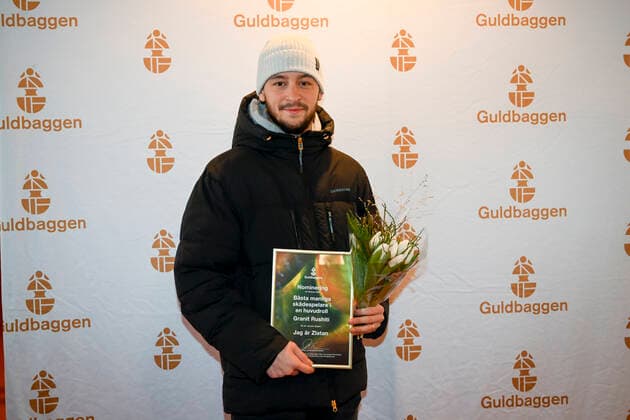 STOCKHOLM 20221215 Granit Rushiti, who is nominated for Best Male Injury Actor in a Leading Role for his role as Zlatan in Jag är Zlatan during a press conference at Filmhuset where the Guldbag nominations for the film year 2022 were presented STOCKHOLM SWEDEN x10080x,  Copyright: xFredrikxSandberg TTx GULDBAGGENOMINERINGARNA 2022