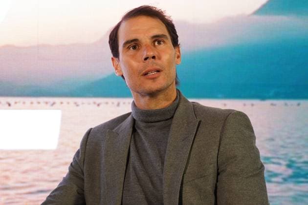 Rafael Nadal and Gabriel Escarrer during presentation of Melia Hotels event in Madrid on Thursday, 15 December 2022 Cordon Press