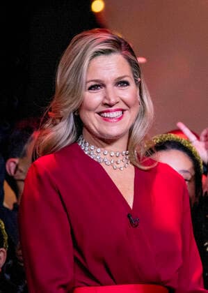 15-12-2022 Queen Maxima attend the recordings of the Christmas Music Gala in Amsterdam where young musical talents perform together with well-known artists such as Edsilia Rombley, Karsu, Kris Kross Amsterdam and OG3NE. The largest school band in the Netherlands will appear again this year in this dazzling Christmas show. Â  Copyright: xPPEx