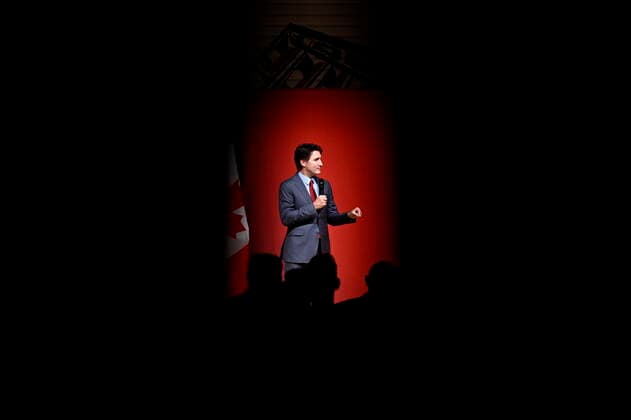 December 15, 2022, Gatineau, PQ, CAN: Prime Minister Justin Trudeau delivers an address at the Laurier Club Holiday Event, an event for supporters of the Liberal Party of Canada, in Gatineau, Que., on Thursday, Dec. 15, 2022. Gatineau CAN  - ZUMAc35_ 20221215_zaf_c35_131 Copyright: xJustinxTangx