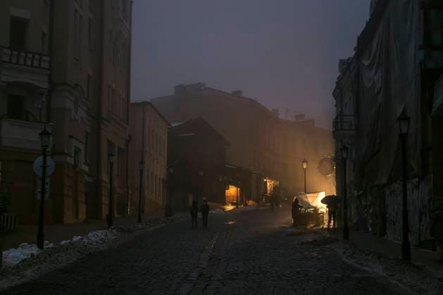 Historical Part Of Kyiv During Heavy Fog And Power Outage After A Massive Russian Missile Attack Historical part of Kyiv during heavy fog and power outage after a massive Russian missile attack on Ukrainian power infrastructure in Kyiv, Ukraine, December 17, 2022 Kyiv Ukraine  Copyright: xMaxymxMarusenkox originalFilename: musienko-notitle221217_npeyn.jpg