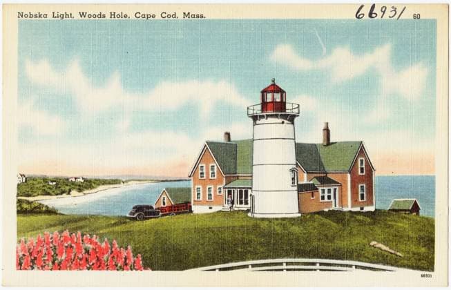 RECORD DATE NOT STATED Nobska Light, Woods Hole, Cape Cod, Mass. , Lighthouses, Nobska Lighthouse Mass., Tichnor Brothers Collection, postcards of the United States Copyright: xpiemagsx postcardpie-17041 !ACHTUNG AUFNAHMEDATUM GESCHÄTZT!
