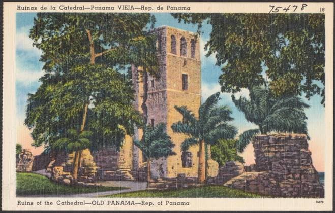 RECORD DATE NOT STATED Ruinas de la Catedral - Panama Vieja - Rep. de Panama - Ruins of the cathedral - Old Panama - Rep. of Panama , Ruins, Cathedrals, Tichnor Brothers Collection, postcards of the United States Copyright: xpiemagsx postcardpie-20755 !ACHTUNG AUFNAHMEDATUM GESCHÄTZT!