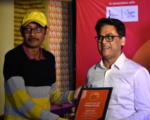 Kolkata Street Music Festival 2022 Kolkata Street Music Festival is back again with its third edition. It is a grand celebration of the street Musicians across Bengal. This event was presented by Shyam Sundar Co. Jewelers and held at Spice and Sauces, ICCR outlet, Kolkata. Kolkata West Bengal India Copyright: SayantanxChakraborty