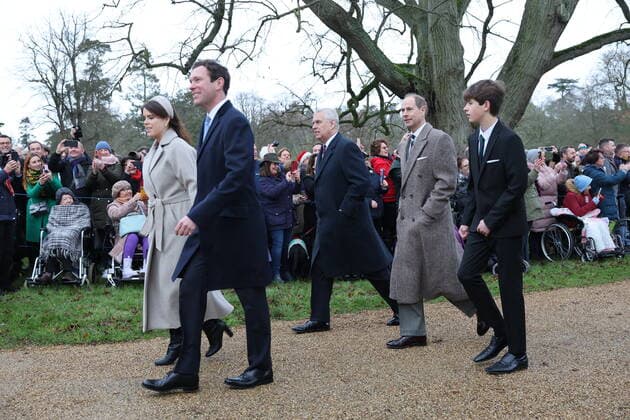 . 25 12 2022. Sandringham , United Kingdom. UK Royals arriving at the Christmas Day church service at Sandringham, United Kingdom.  xStephenxLockx xi-Imagesx IIM-24035-0020