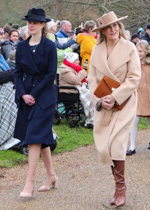 King Charles III, accompanied by Camilla Queen Consort and members of the extended Royal Family, attend the traditional Christmas Day morning service at St Mary Magdelene Church on the Sandringham estate in Norfolk Featuring Lady Louise Windsor, Sophie, Countess of Wessex Where King s Lynn, Norfolk, United Kingdom When 25 Dec