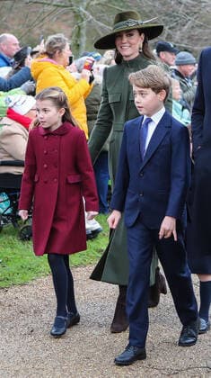 King Charles III, accompanied by Camilla Queen Consort and members of the extended Royal Family, attend the traditional Christmas Day morning service at St Mary Magdelene Church on the Sandringham estate in Norfolk Featuring Princess Charlotte Where King s Lynn, Norfolk, United Kingdom When 25 Dec 2022 Credit John Rainford Cover Images NOT AVAILABLE FOR P