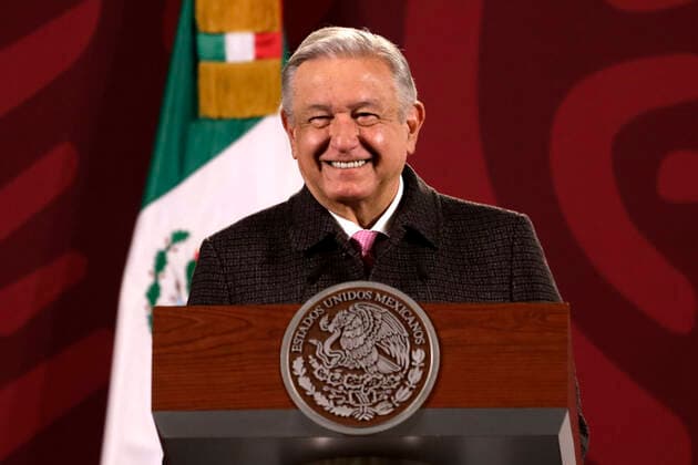 December 26, 2022, Mexico City, Mexico: Mexican President Andres Manuel Lopez Obrador during a conference with reporters at the National Palace in Mexico City, Mexico on December 26, 2022 in Mexico City, Mexico Mexico City Mexico - ZUMAe321 20221226_zia_e321_032 Copyright: xLuisxBarronx
