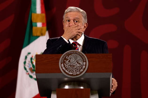 News Themen der Woche KW52 News Bilder des Tages President of Mexico in conference before the media December 29, 2022, Mexico City, Mexico: Mexican President Andres Manuel Lopez Obrador during a conference with reporters at the National Palace in Mexico City, Mexico on December 29, 2022 in Mexico City, Mexico (Photo by Luis Barron Eyepix Group). Copyright: xLuisxBarronx xEyepixxGroupx _MG_3310