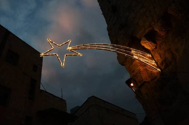 Christmas Season In Chrismas decoration is seen in Bethlehem, Palestinian Territories on December 28, 2022. Bethlehem Palestine  Copyright: xJakubxPorzyckix originalFilename: porzycki-christma221228_np0KI.jpg