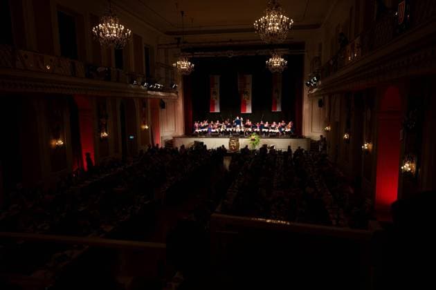 AWARD OF THE RANZENGARDIST TO CHRISTIAN HEIDEL GRAND GENERAL MUSICAL ROLL CALL OF THE MAINZ RANZENGARDE KURFUERSTLICHES SCHLOSS MAINZ
