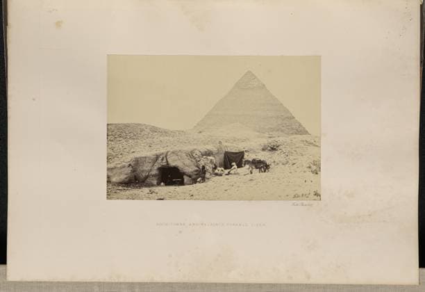 RECORD DATE NOT STATED Rock Tombs and Belzoni s Pyramid, Gizeh. Francis Frith (English, 1822 - 1898) Copyright: xpiemagsx gb14385 !ACHTUNG AUFNAHMEDATUM GESCHÄTZT!