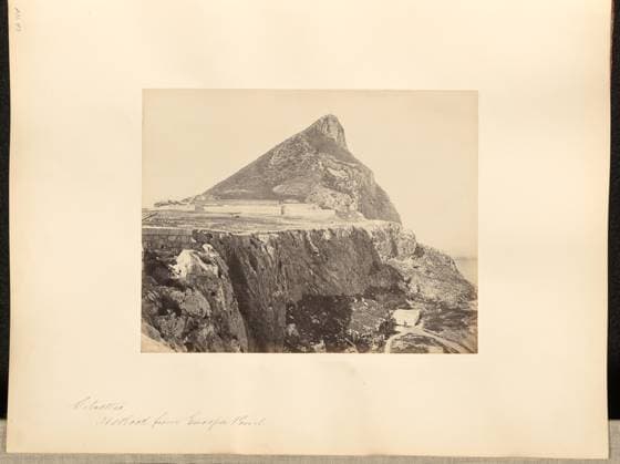 RECORD DATE NOT STATED Gibraltar, The Rock from Europa Point. Francis Frith (English, 1822 - 1898) Copyright: xpiemagsx gb20066 !ACHTUNG AUFNAHMEDATUM GESCHÄTZT!