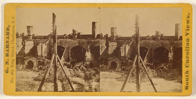 RECORD DATE NOT STATED Interior view of Fort Sumter, taken April 1861, the day after its evacuation by Major Anderson. George N. Barnard (American, 1819 - 1902) Copyright: xpiemagsx gb24357 !ACHTUNG AUFNAHMEDATUM GESCHÄTZT!