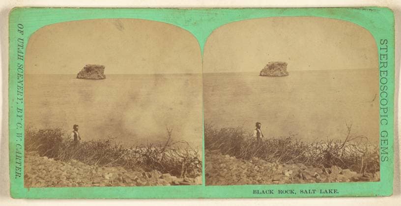 RECORD DATE NOT STATED Black Rock, Salt Lake.. Charles William Carter (American, 1832 - 1918) Copyright: xpiemagsx gb31479 !ACHTUNG AUFNAHMEDATUM GESCHÄTZT!