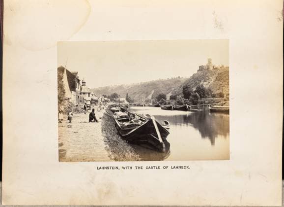 RECORD DATE NOT STATED Lahnstein, with the Castle of Lahneck. Francis Frith (English, 1822 - 1898) Copyright: xpiemagsx gb32709 !ACHTUNG AUFNAHMEDATUM GESCHÄTZT!