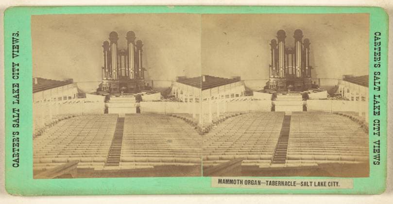 RECORD DATE NOT STATED Mammoth Organ - Tabernacle - Salt Lake City.. Charles William Carter (American, 1832 - 1918) Copyright: xpiemagsx gb32980 !ACHTUNG AUFNAHMEDATUM GESCHÄTZT!