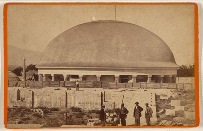 RECORD DATE NOT STATED Tabernacle, Salt Lake City.. Charles William Carter (American, 1832 - 1918) Copyright: xpiemagsx gb53039 !ACHTUNG AUFNAHMEDATUM GESCHÄTZT!