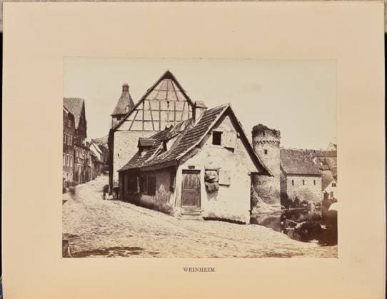 RECORD DATE NOT STATED Weinheim. Francis Frith (English, 1822 - 1898) Copyright: xpiemagsx gb55560 !ACHTUNG AUFNAHMEDATUM GESCHÄTZT!