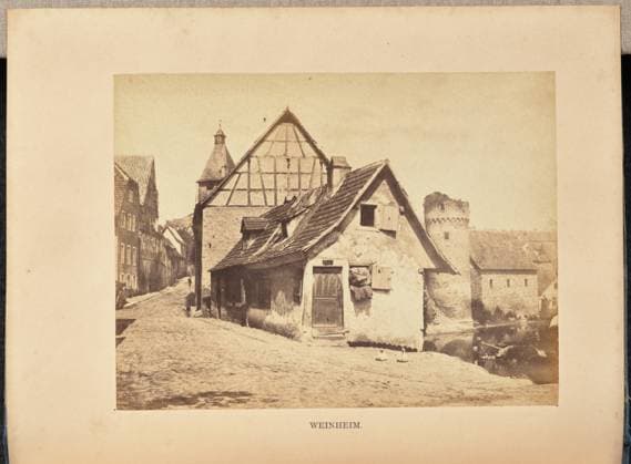 RECORD DATE NOT STATED Weinheim. Francis Frith (English, 1822 - 1898) Copyright: xpiemagsx gb58314 !ACHTUNG AUFNAHMEDATUM GESCHÄTZT!