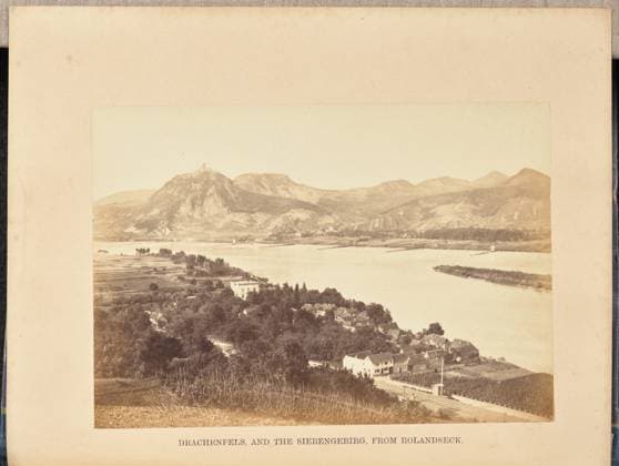 RECORD DATE NOT STATED Drachenfels, and the Siebengebirg, from Rolandseck. Francis Frith (English, 1822 - 1898) Copyright: xpiemagsx gb59492 !ACHTUNG AUFNAHMEDATUM GESCHÄTZT!