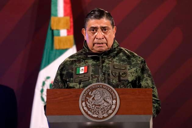 President of Mexico, report on the capture of drug trafficker Ovidio Guzman Lopez January 6, 2023, Mexico City, Mexico: Mexican President Andres Manuel Lopez Obrador at the report on the capture of drug trafficker Ovidio Guzman Lopez, son of Joaquin El Chapo Guzman Lopez, before reporters at the National Palace in Mexico City from Mexico. on January 6, 2023 in Mexico City, Mexico. (Photo by Luis Barron Eyepix Group). Copyright: xLuisxBarronx xEyepixxGroupx LB_20230106_AMLO_NARCO14