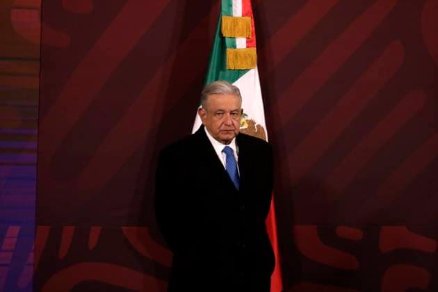 January 6, 2023, Mexico City, Mexico: Mexican President Andres Manuel Lopez Obrador at the report on the capture of drug trafficker Ovidio Guzman Lopez, son of Joaquin El Chapo Guzman Lopez, before reporters at the National Palace in Mexico City from Mexico. on January 6, 2023 in Mexico City, Mexico. Mexico City Mexico - ZUMAe321 20230106_zia_e321_077 Copyright: xLuisxBarronx