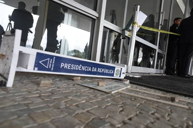 News Themen der Woche KW02 News Bilder des Tages BRASÍLIA, DF - 09.01.2023: DEVASTAÇÃO NO PALÁCIO DO PLANALTO - This Monday (9) it is possible to see the size of the devastation at the Planalto Palace after the acts of terrorism generated by Bolsonaristas last Sunday. x2317611x  TonxMolina