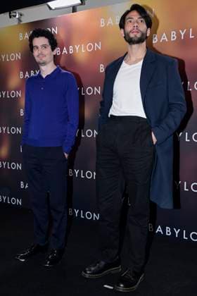 January 8, 2023, Mexico City, Mexico: (R-L) Damien Chazelle and actor Diego Calva attend at Babylon Photocall. on January 8, 2023 in Mexico City, Mexico. Mexico City Mexico - ZUMAe321 20230109_zia_e321_103 Copyright: xJaimexNogales xEyepixxGroupx