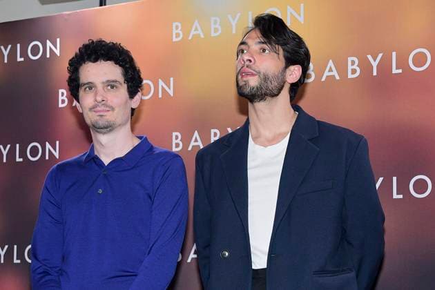 January 8, 2023, Mexico City, Mexico: (R-L) Damien Chazelle and actor Diego Calva attend at Babylon Photocall. on January 8, 2023 in Mexico City, Mexico. Mexico City Mexico - ZUMAe321 20230109_zia_e321_109 Copyright: xJaimexNogales xEyepixxGroupx