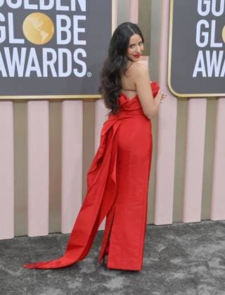 Naz Perez arrives for the 80th annual Golden Globe Awards at the Beverly Hilton in Beverly Hills, California on Tuesday, January 10, 2023.  LAP20230110015 JIMxRUYMEN