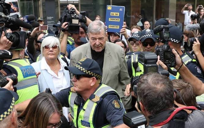 CARDINAL GEORGE PELL OBIT, ***Cardinal George Pell has died aged 81 in Rome, a week after mourning in St Peter s beside the body of Pope Emeritus Benedict*** Catholic Cardinal George Pell is seen leaving the County Court in Melbourne, Australia, Tuesday, February 26. 2019. Cardinal Pell, once the third most powerful man in the Vatican and Australia?s most senior Catholic, has been found guilty of child sexual abuse after a trial in Melbourne. ( NO ARCHIVING, EDITORIAL USE ONLY, NO USE IN BOOKS WITHOUT CONSENT MELBOURNE VIC AUSTRALIA  Copyright: xDAVIDxCROSLINGx 20230111001750927258