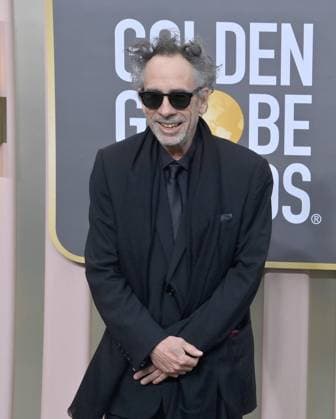 Tim Burton arrives for the 80th annual Golden Globe Awards at the Beverly Hilton in Beverly Hills, California on Tuesday, January 10, 2023.  LAP20230110059 JIMxRUYMEN