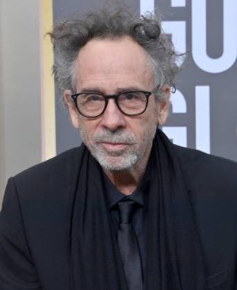 Tim Burton arrives for the 80th annual Golden Globe Awards at the Beverly Hilton in Beverly Hills, California on Tuesday, January 10, 2023.  LAP20230110060 JIMxRUYMEN
