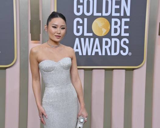 Li Jun Li arrives for the 80th annual Golden Globe Awards at the Beverly Hilton in Beverly Hills, California on Tuesday, January 10, 2023.  LAP20230110075 JIMxRUYMEN